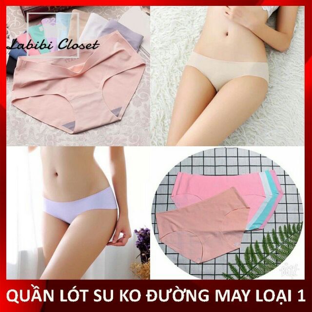 (XẢ LỖ ) Combo 5 chiếc quần lót đúc su nữ không đường may