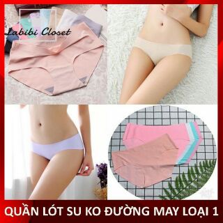 Set 5 chiếc quần lót đúc su nữ không đường may
