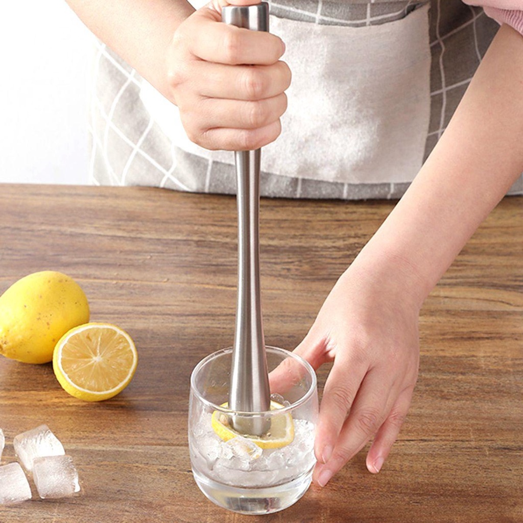 Máy nghiền đá JSJING DIY Bar Masher Rod Hammer Máy trộn Cocktail bằng thép không gỉ