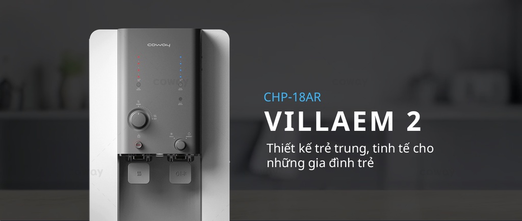 Thiết kế máy lọc nước Coway Villaem 2 CHP-18AR