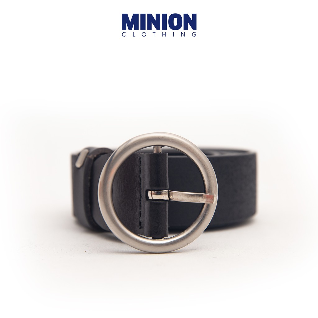 Ảnh Thắt lưng da Unisex MINIONCLOTHING nam nữ Ulzzang phong cách Unisex Streetwear TL0 2