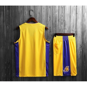 Bộ Quần Áo Bóng Rổ Los Angeles Lakers - Màu vàng – Mẫu 2022 – Trang phục thi đấu bóng rổ NBA HOT