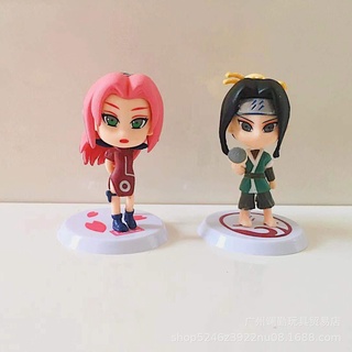 Set 6 Mô Hình Nhân Vật Phim Hoạt Hình Naruto Bằng Pvc 7cm