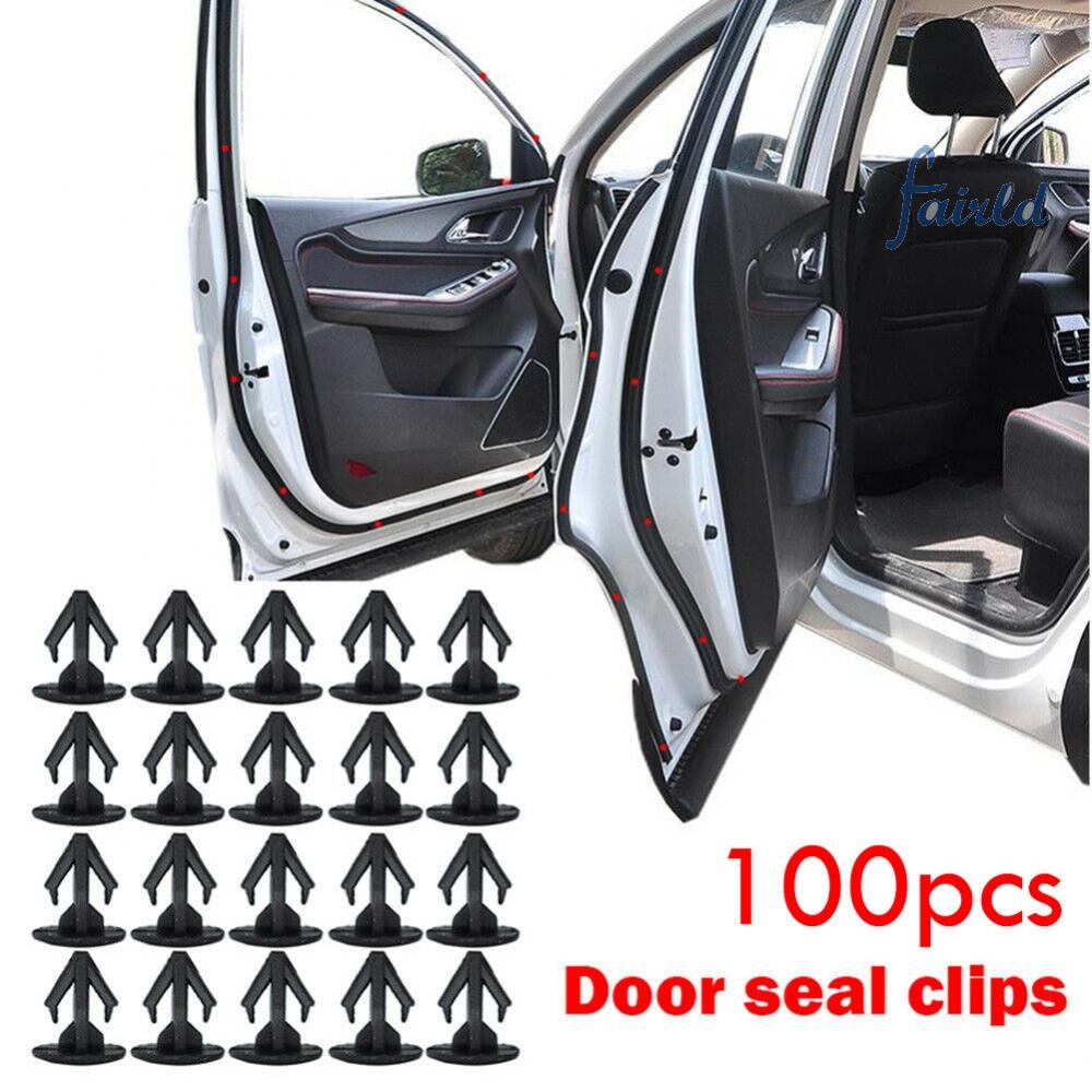 Woodzdon 100pc Hood Trunk Molding Retaining Clips – For Honda Civic Accord – Auveco 19114