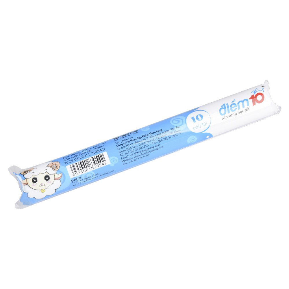 Combo 10 Bìa bao sách Điểm 10 TP-BC01 phù hợp với học sinh cấp 1-2-3