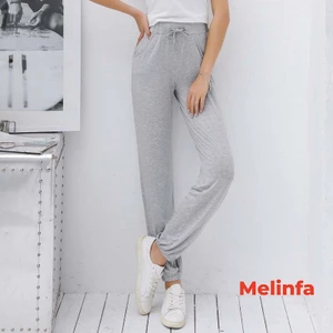 Quần dài nữ, quần tập yoga chất liệu vải Viscose tự nhiên co giãn thoải mái mặc nhà mã VAQ0110
