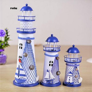 Richu _ House Trang trí nội thất Nội thất Hàng hải thủ công Đèn hiệu Trang trí Ngọn hải đăng