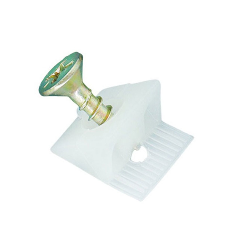 Bapara 50x Nội thất Ngăn kéo ngực Đáy sửa chữa Nêm Nhựa Góc Mã Fastener