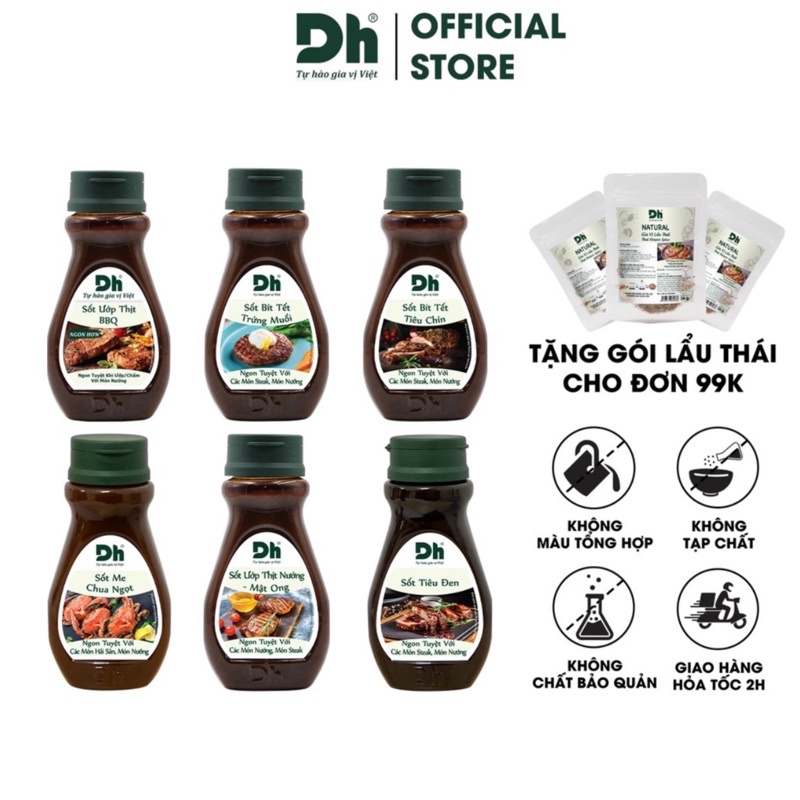 Sốt ướp thịt BBQ của DH Foods có thể được sử dụng cho loại thịt nào?
