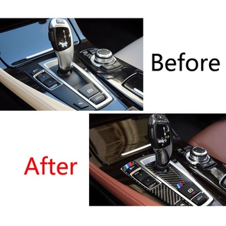 Sợi Carbon Cho Xe BMW F01 F10 F07 F25 F26 Kiểu Dáng Xe Bánh Răng Dịch Chuyển Hộp Bao Viền Gian Hàng Trang Trí Dải 5 7 series X3 X4 Miếng Dán