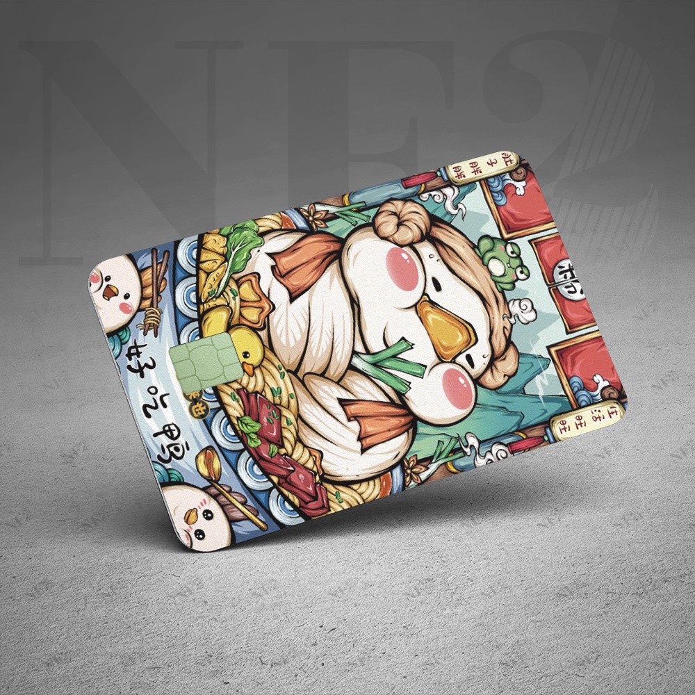 Miếng Dán Trang Trí BỘ TRANH TQ2 - Decal Sticker Thẻ ATM (Thẻ Chung Cư, Thẻ Xe, Debit, Credit) NF2