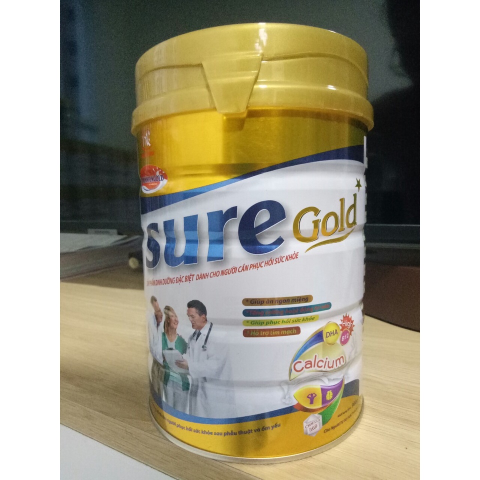Sữa MILKMILK SURE GOLD 900g dành cho Người cao tuổi cần phục hồi nhanh ...
