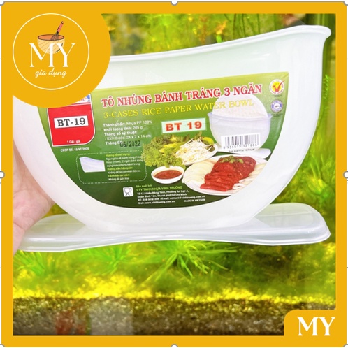 KHAYnhúng bánh tráng 3 NGĂN NHỰA CAO CẤP
