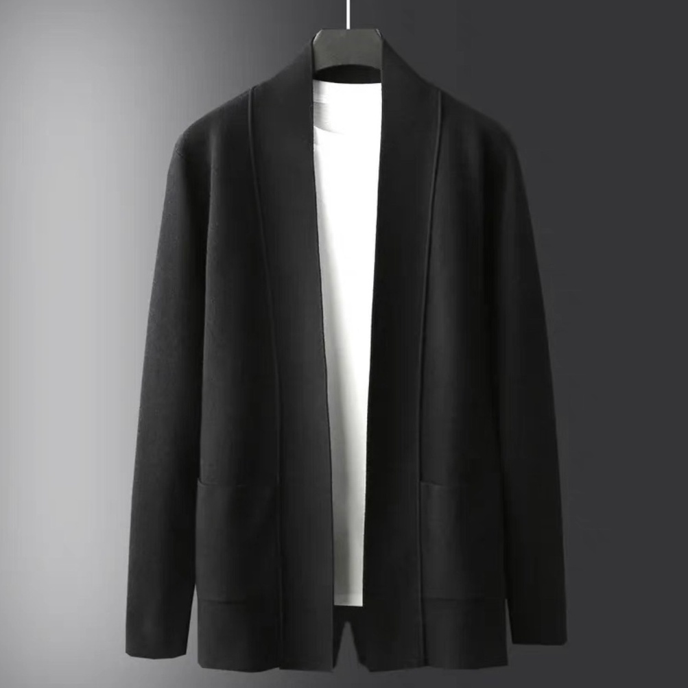 Áo Cardigan Nam Áo Khoác Ngoài Chất Liệu Dày Dặn Sang Trọng | Shopee ...
