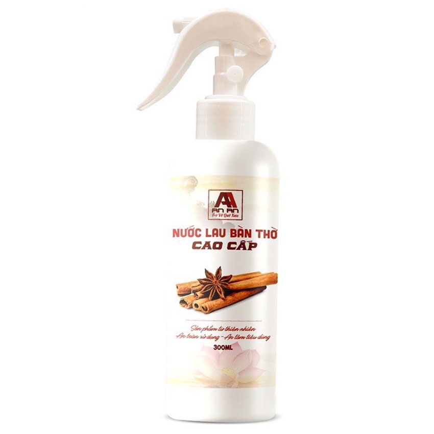 Ảnh Nước Lau Bàn Thờ Cao Cấp – Tinh Dầu Quế & Thảo Mộc | Tẩy Uế, Làm Sáng Lư Đồng, Khử Mùi, Gia Tăng Vượng Khí 1