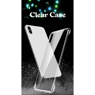 Ốp Điện Thoại Nhựa Không Khung Trong Suốt Cho iPhone 14 15 16 E 17 Air Pro Max 13 12 11 Pro Max 12 Mini X XR XS Max 8 7 Plus Ốp Lưng Mỏng Trong Suốt T01