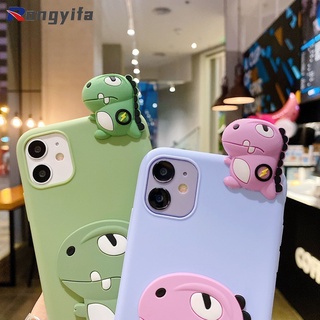 Ốp điện thoại silicon hình khủng long thời trang cho Iphone 13 12 11 Pro Xs Max Mini 8 7 6s 6 Plus 5s 5 Se 2020