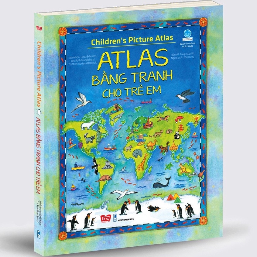 Sách - Childrens Picture Atlas - Atlas bằng tranh cho trẻ em