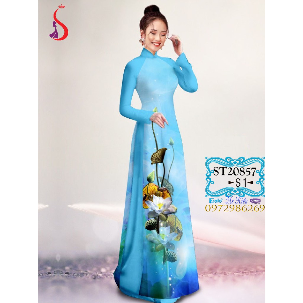 Ao dai hoa sen best sale