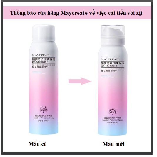 san sll xit chong nang trang da maycreate 150ml noi dia trung