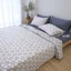Vỏ chăn trần bông lồng được ruột Lụa Tencel 2mx2m2 Sen Đá Home Bedding họa tiết, mền chần mùa đông, hè cao cấp