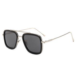 Tony Stark Iron Man Glasses Left to Spider-Man Far From Home Edith Glasses Men Sunglasses