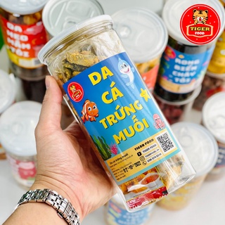 Da cá trứng muối 💖TIGER FOOD💖 Da cá mix vị trứng muối 220g giòn ngon siêu ghiền - ăn vặt Sài Gòn