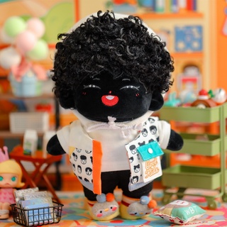 [3 mẫu][ORD] Doll không thuộc tính da đen 20cm - Búp bê không thuộc tính tóc tơ 20cm DO1