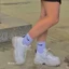 WHITE ANGEL LEATHER SNEAKERS - GIÀY THỂ THAO TRẮNG MÓC DÂY đế 5cm (Ảnh thật shop tự thực hiện)