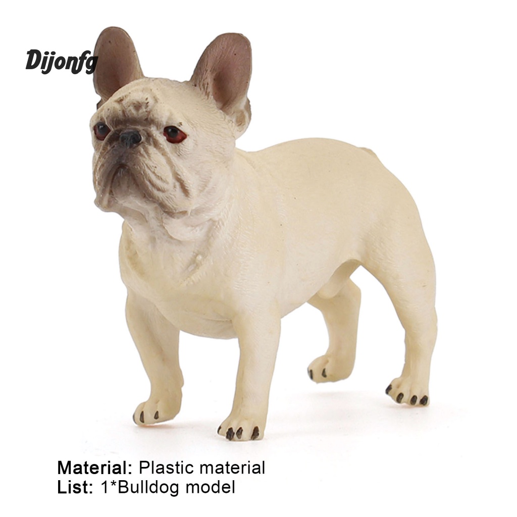 Dj Bulldog Đồ chơi thực tế Nhìn Bulldog Pháp Hình dáng tự nhiên