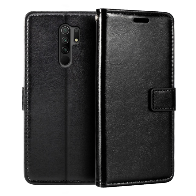 Ốp Lưng Điện Thoại Dạng Ví Da Lật Dành Cho Xiaomi Redmi 9 9A 9AT 9C NFC 9T