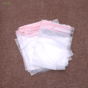 Set 100 túi zip nhựa trong suốt 8 kích cỡ tiện dụng