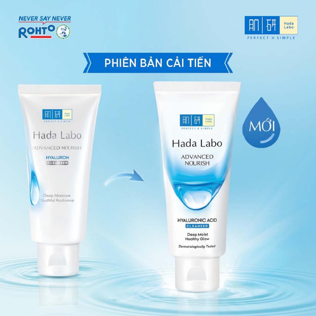 Ảnh Kem Rửa Mặt Dưỡng Ẩm Tối Ưu Hada Labo Advanced Nourish Cleanser 80g 4