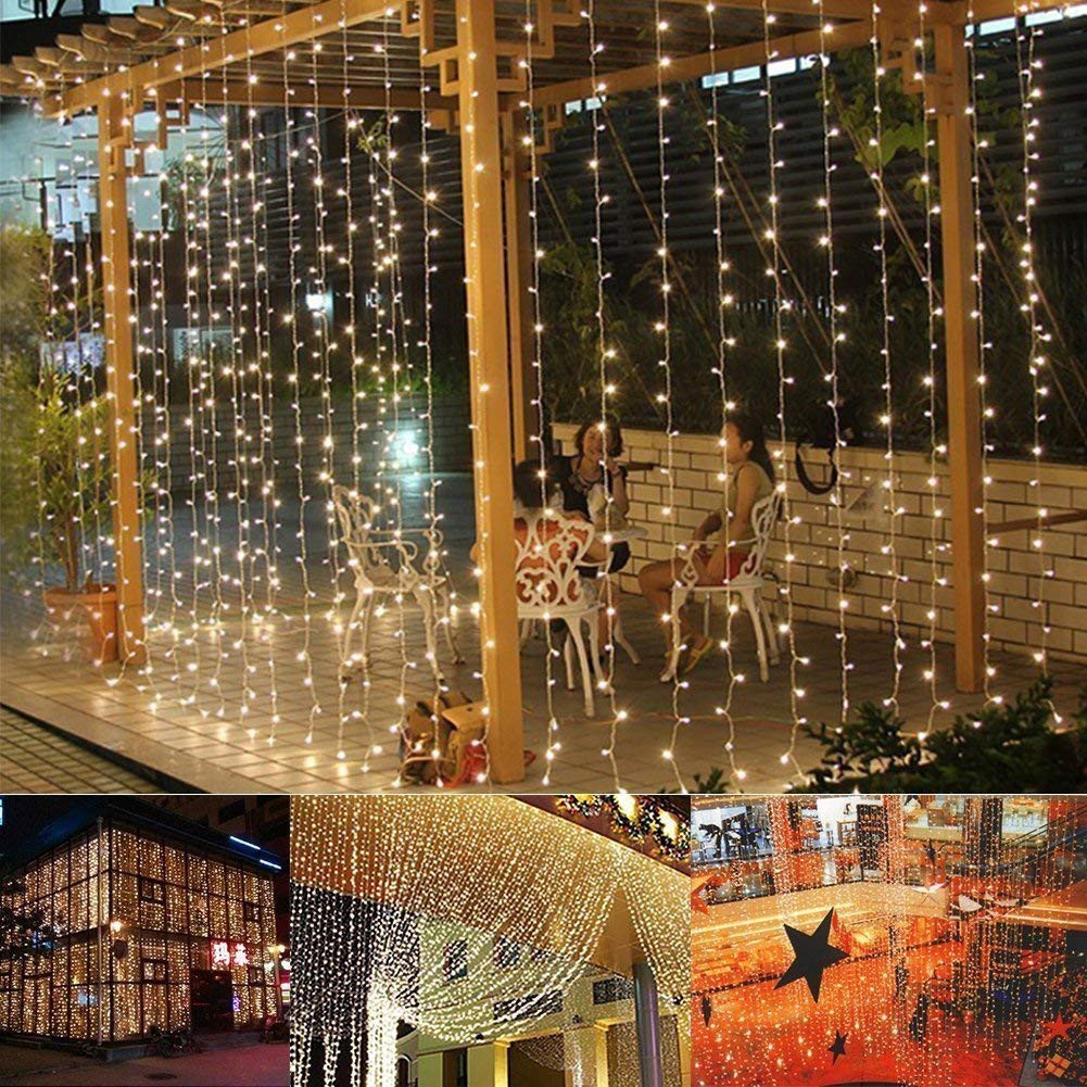 Dây đèn LED gắn rèm cửa trang trí nhà | Shopee Việt Nam
