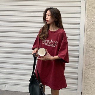 [Bán sỉ] Áo phông cotton khô 3158 - Áo thun dáng rộng tay lỡ in hình Oavish