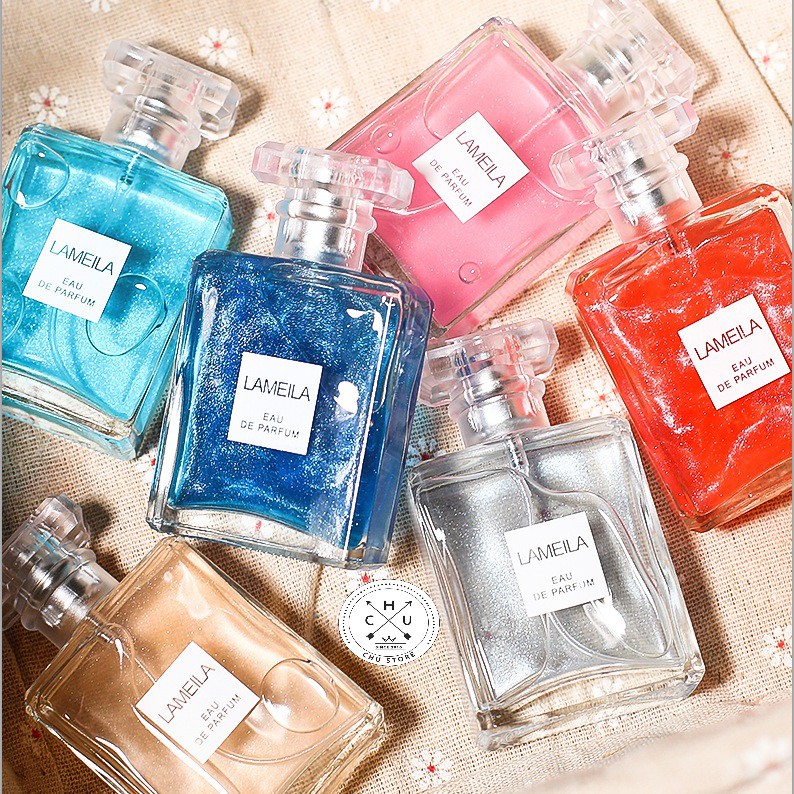 Nước Hoa Hương Tự Nhiên Lameila Quicksand Series Perfume, Xịt Thơm Toàn Thân Body Mist Lameila NH4