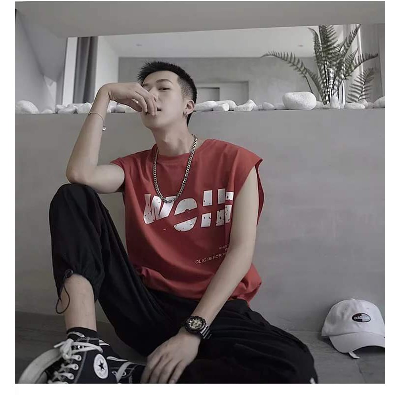 Áo thun Tanktop WOLLAGEE Unisex
