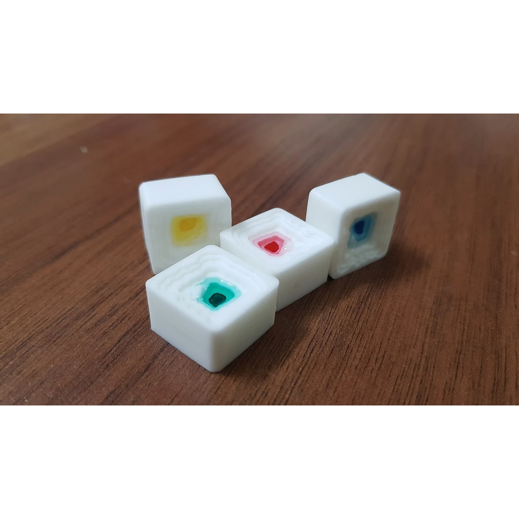 Keycap artisan Abyss xuyên led cực đẹp, thành keycap dày dặn, lắp cho bàn phím cơ | BigBuy360 - bigbuy360.vn