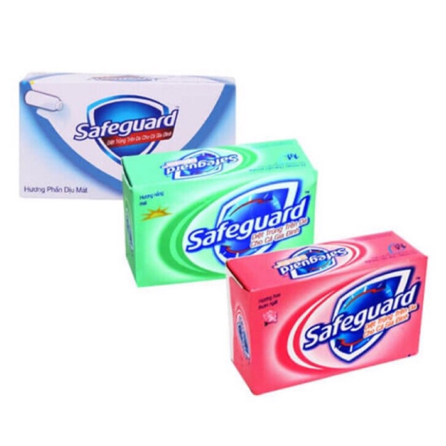 Combo 5  cục xà phòng Safeguard 115gr cục đủ màu
