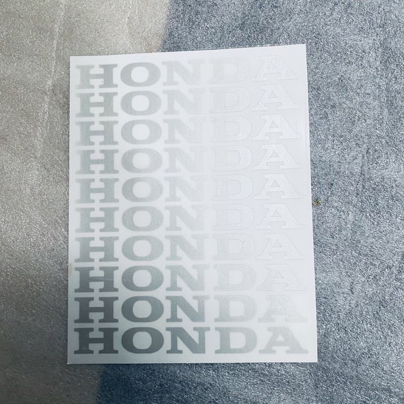 Tem Fi Logo Team Chữ Honda Chìm Nổi Titan, Dán Mặt Nạ, Đuôi Xe Rổ Wave ...