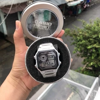 Đồng hồ Nam Casio AE1200 Dây Thép Không Gỉ – Thiết Kế Classic, Phong Cách Đẳng Cấp