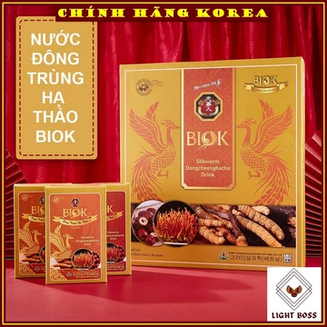 Nước đông trùng hạ thảo hàn quốc, hộp 30 gói - Đông trùng hạ thảo Biok - Tăng thể lực, phòng ung thư, minhchau