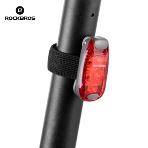 Rockbros Mũ bảo hiểm LED Đuôi đèn- Xe đạp Cảnh báo phía sau Phụ kiện đèn đi xe đạp đường MTB