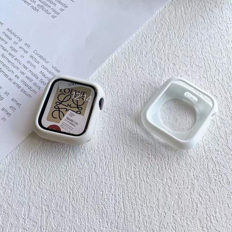 Ốp Silicon Mềm Kẹo Cho Apple Watch 46MM series 11 10 ultra 3 8 se 7 6 5 4 3 i-Watch 45 41 49mm 45mm 41m 44mm 40mm SE3 Bao Da 42mm 38mm