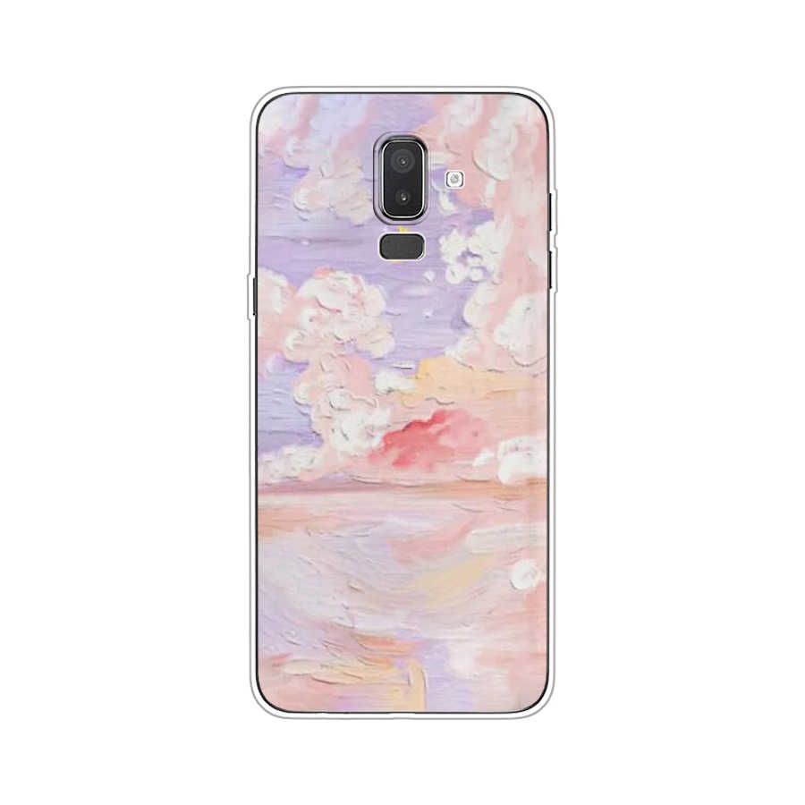 Ốp Điện Thoại TPU Dẻo In Họa Tiết Độc Đáo Thời Trang Cho Samsung Galaxy j7 pro j5 2017 J8 2018 A01