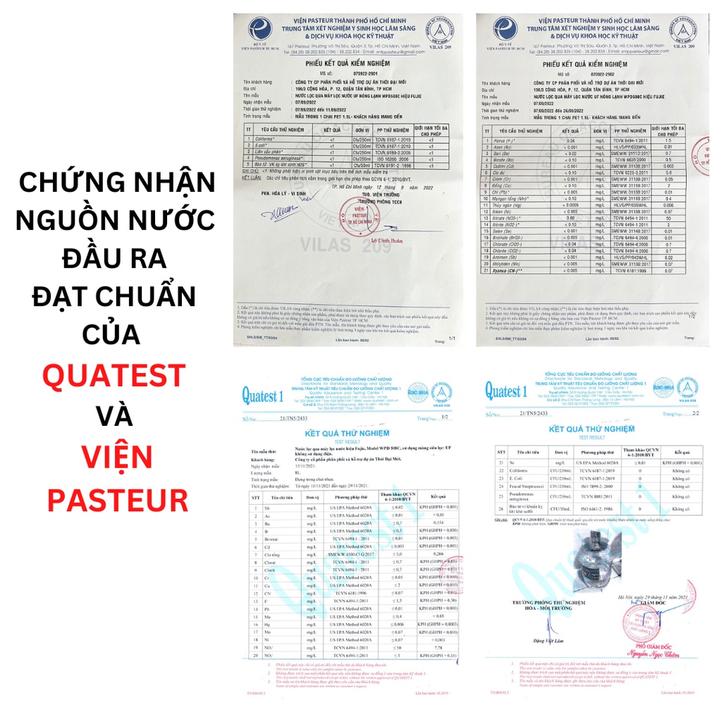 Máy lọc nước tích hợp làm nóng lạnh cao cấp FujiHome WP507C, công nghệ , không nước thải tiết kiệm nước