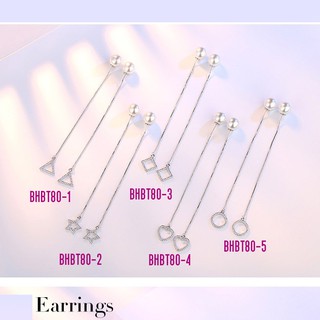 Bông tai ngọc dài đá nhân tạo BHBT80