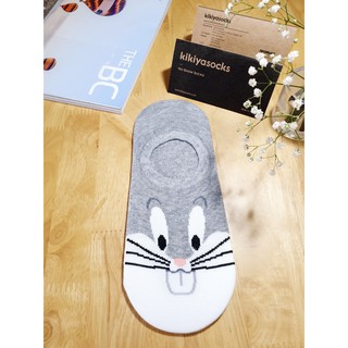 [MUA 2 TẶNG 1]Tất vớ lười nữ hình thú cute Kikiya cao cấp Hàn Quốc W-N-004 (Chính Hãng)