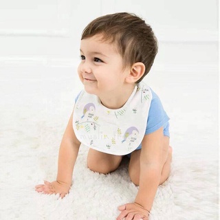 Yếm Bấm Cúc Sợi Tre Bib Cho Bé Đủ Màu Xinh Xắn