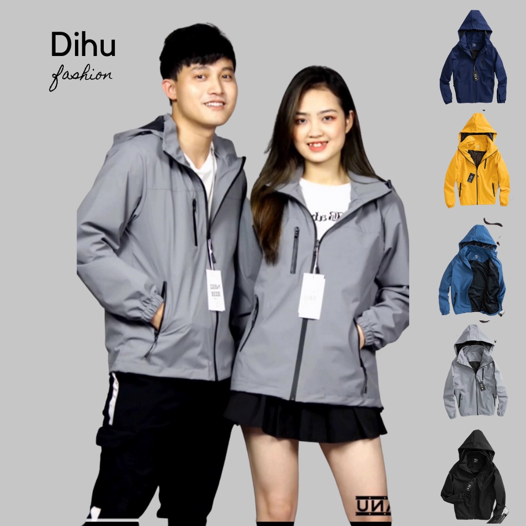 Áo khoác gió nam nữ chống nước chống bụi chống bụi chống tia UV  áo gió  2 lớp dày thời trang cao  LOẠI 1
